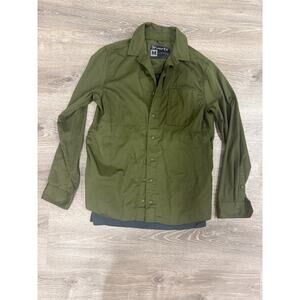Vertx Tactical Button Up Long Sleeve Shirt Medium Green